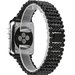 Curea iUni compatibila cu Apple Watch 1/2/3/4/5/6/7, 44mm, Luxury, Otel Inoxidabil, Black
